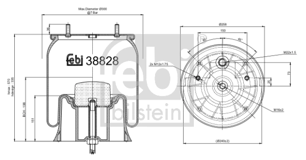 Bellow, air suspension